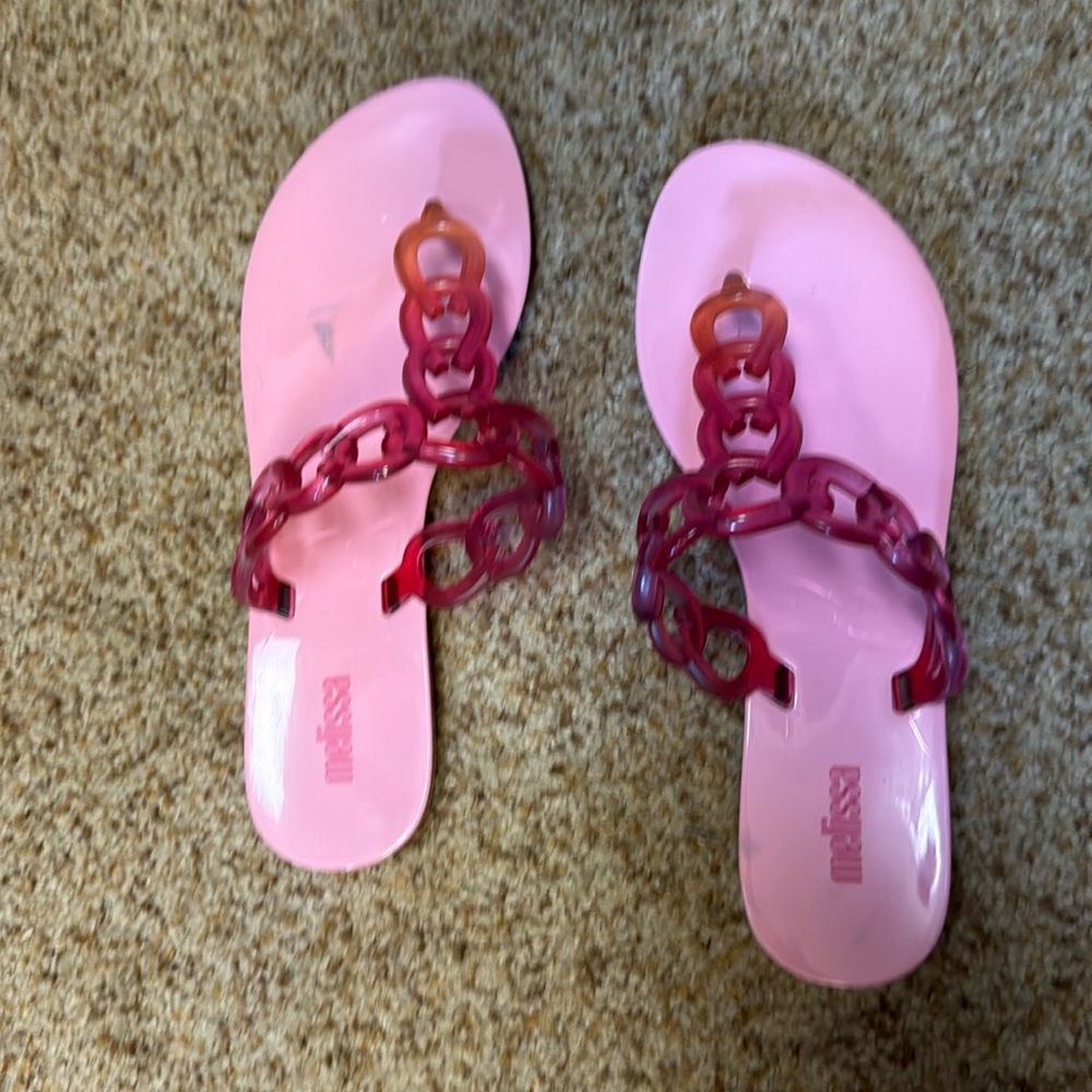 Melissa Pink Sandals - size 6